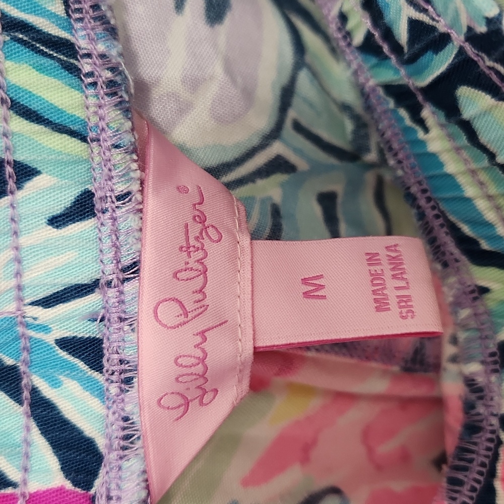 Lilly Pulitzer Multicolor Floral Ankle Pants - Picture 4 of 9